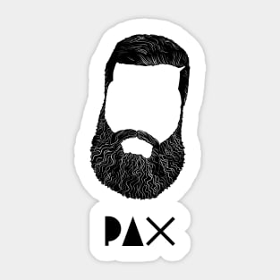 Pax Silhouette Sticker